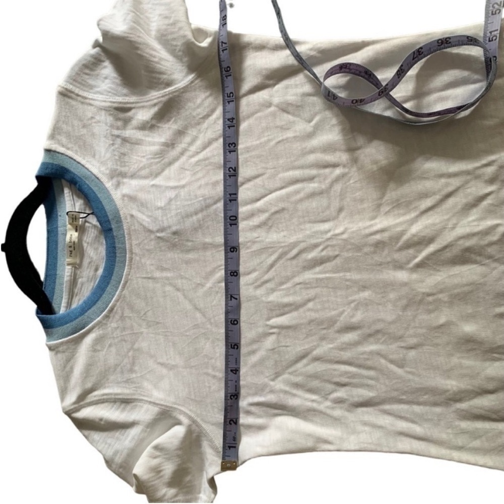 NWT Rag & bone Jolie T-shirt mini dress in bright white - Picture 12 of 14